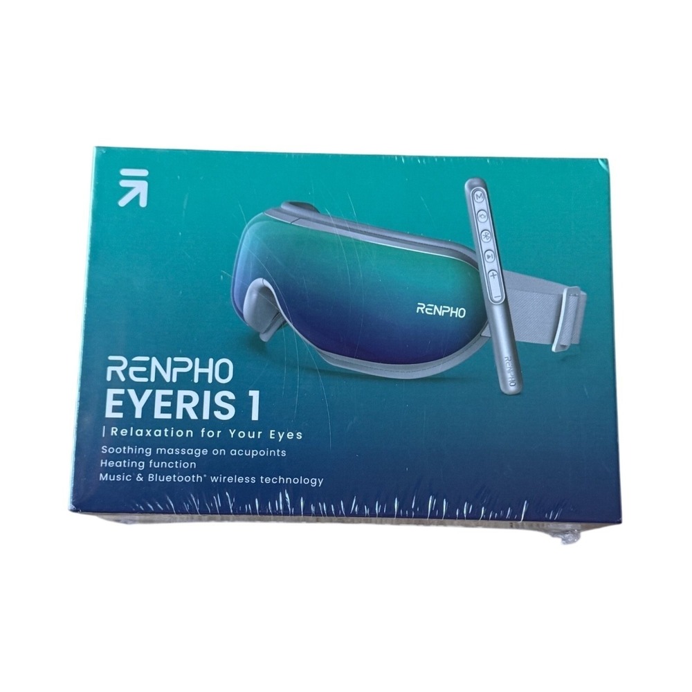 RENPHO Eyeris 1 Soothing Eye Massager Migraine Heat‎ Music NEW SEALED